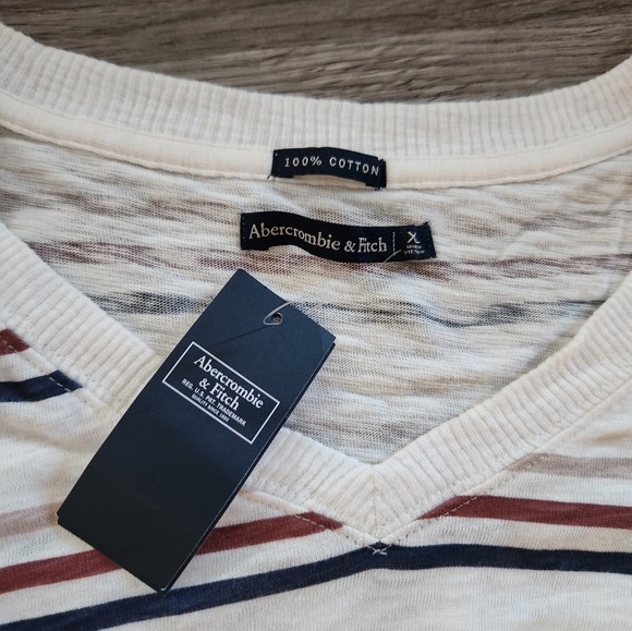 Abercrombie striped cotton t-shirt - Picture 2 of 2